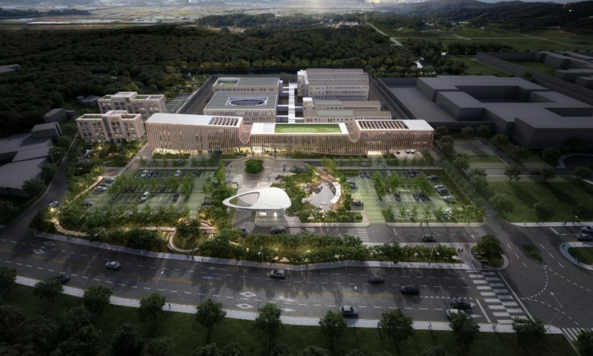 신축 예정인 교도소라며 온라인상에 공유된 조감도와 관련해 법무부는 사실이 아니라는 입장을 밝혔다. 온라인 커뮤니티 캡처