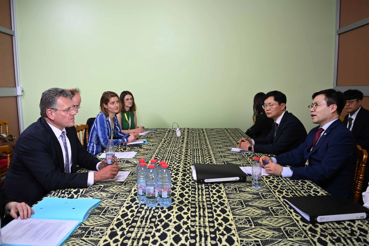 통상교섭본부장, EU 집행위 통상·경제안보 담당 집행위원 면담