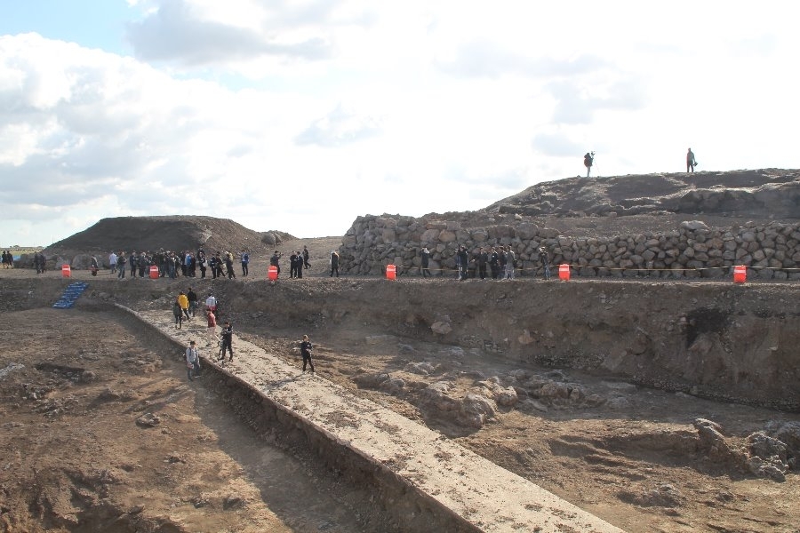 제주4·3평화재단이 2018년 10월 공개한 제주공항 및 도두동 4·3 유해 발굴지 현장. 제주도 제공
