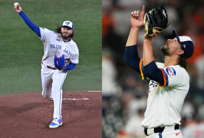 MLB 엇갈린 출발… 폰세 무릎 통증으로 쓰러진 날, 와이스는 2이닝 무실점 호투