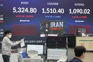 코스피 장 초반 5% 급등…매수 사이드카 발동