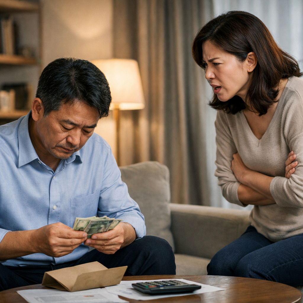 남편 아내 갈등. 부부. 이혼.  AI 생성 이미지