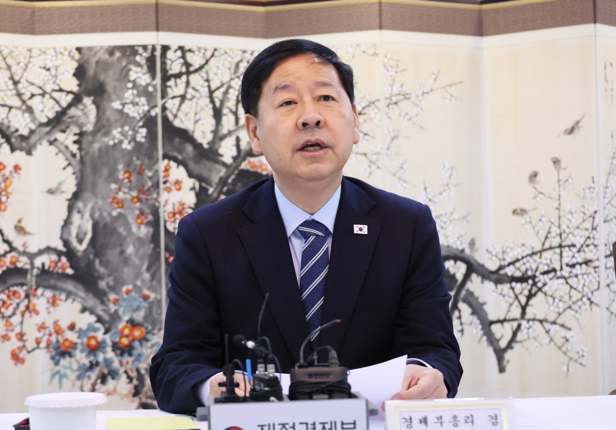 구윤철 부총리 겸 재정경제부 장관이 1일 서울 종로구 정부서울청사에서 열린 거시재정 금융간담회에서 발언하고 있다. 연합뉴스