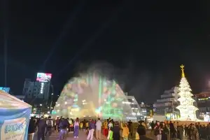 광주 5·18민주광장 ‘빛의 음악분수’ 4일 첫 선