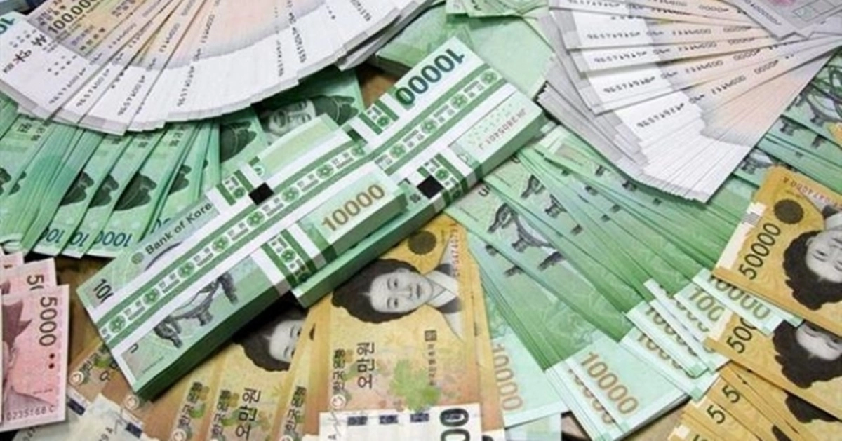 현금 이미지. 서울신문 DB