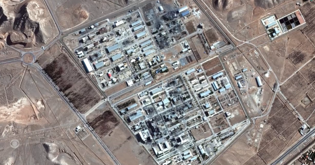 이란 이스파한의 핵시설. 방송화면 캡처