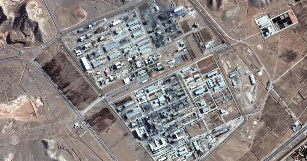 이란 이스파한의 핵시설. 방송화면 캡처