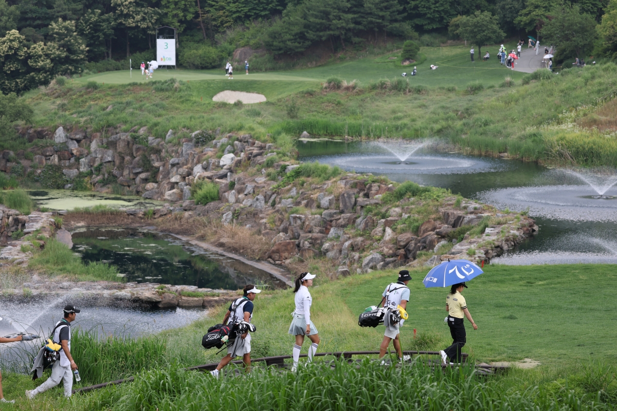 지난해 KLPGA투어 DB그룹 한국여자오픈이 치러진 충북 음성군 레인보우힐스CC. 세계적인 코스 설계가 로버트 트렌트 존스 주니어가 만든 최상급 코스로 꼽힌다. KLPGA 제공