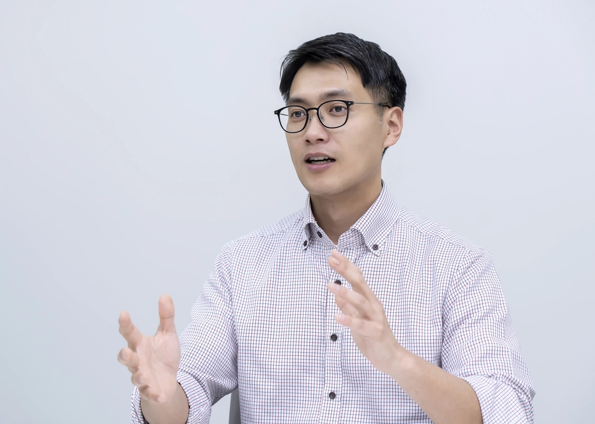 이상호 카카오페이손해보험 부사장이 1일 경기 성남시 카카오페이손보 본사에서 서울신문과 인터뷰하고 있다. 카카오페이손보 제공