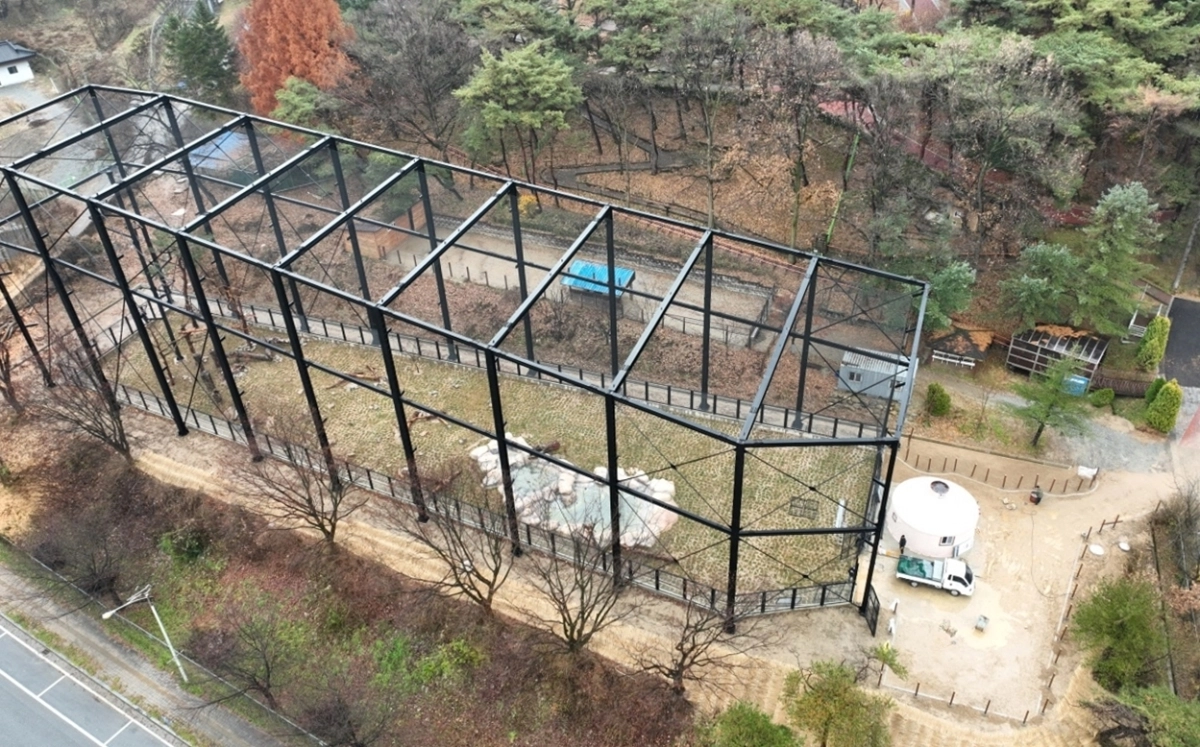 2일 문을 연 청주동물원 내 천연기념물 동물보존관. 청주시 제공.