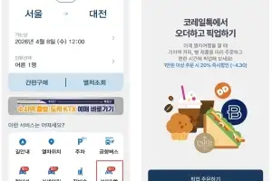 ‘커피 ＆ 빵’ 주문 서비스 수도권 전철 등 15개 역으로 확대