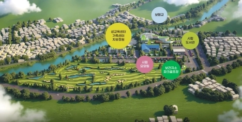 파주읍 연풍리 도심 재개발 조감도