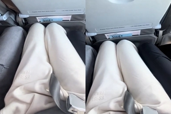 에린이라는 한 여성은 지난 2024년 소셜미디어(SNS)를 통해 쩍벌하는 모습이 담긴 영상을 올려 1670만회 이상의 조회수를 기록하기도 했다. 틱톡 캡처