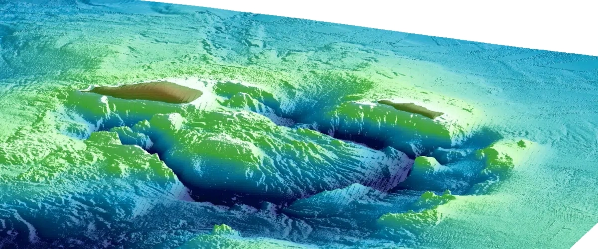 일본 가고시마현 류큐 열도 이오섬에 있는 키카이 칼데라의 거대 용암 돔.