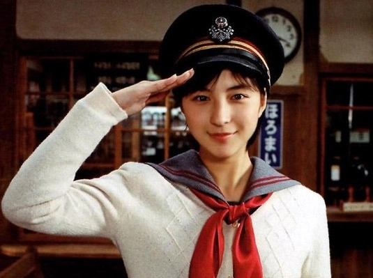 배우 히로스에 료코. 영화 ‘철도원’ 스틸컷