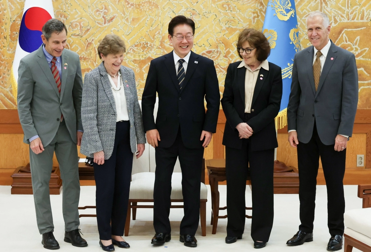 이재명 대통령, 미국 상원의원단 접견