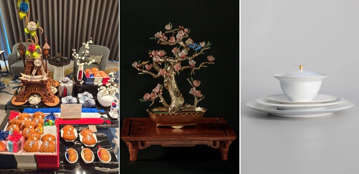 프랑스 대통령 부부를 위한 선물