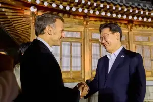 李대통령, ‘국빈 방한’ 마크롱과 정상회담… 오찬은 정통 한식