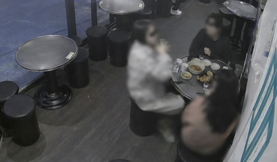 경기도 광주에서 주점을 운영하는 한 자영업자가 ‘먹튀’ 손님들의 모습을 모자이크 처리해 공개했다. 보배드림 캡처