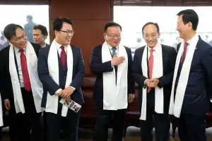 여야 대구시장 주자들 한자리에…김부겸 “국힘 경선 뛰어든 기분”