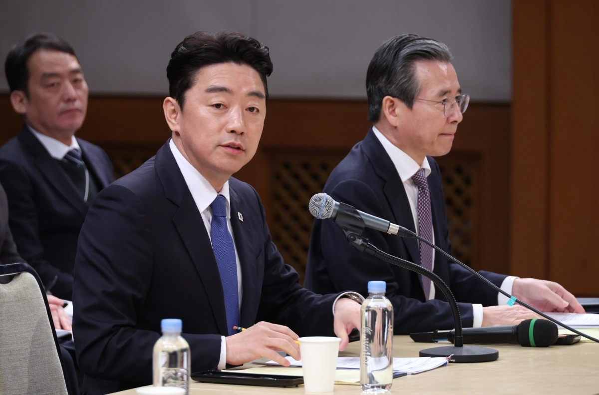 대통령비서실장, 중동상황 기자간담회