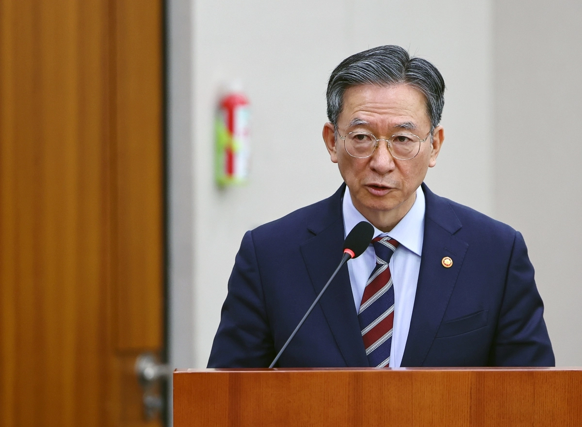 정성호 법무부 장관이 7일 서울 여의도 국회에서 열린 ‘윤석열 정권 정치검찰 조작기소 의혹사건 진상규명’ 국정조사특별위원회 전체회의에서 발언하고 있다. 뉴시스