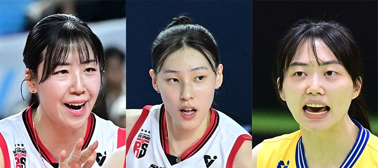 정호영, 이선우, 김다인. 한국배구연맹 제공