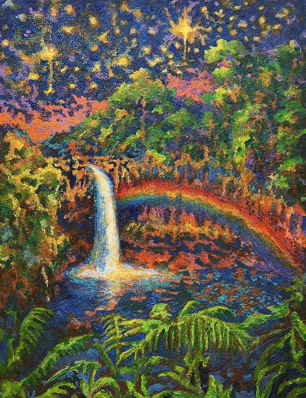 오승경, 〈Ethereal Falls〉, (이미지 제공: 스페이스 결)