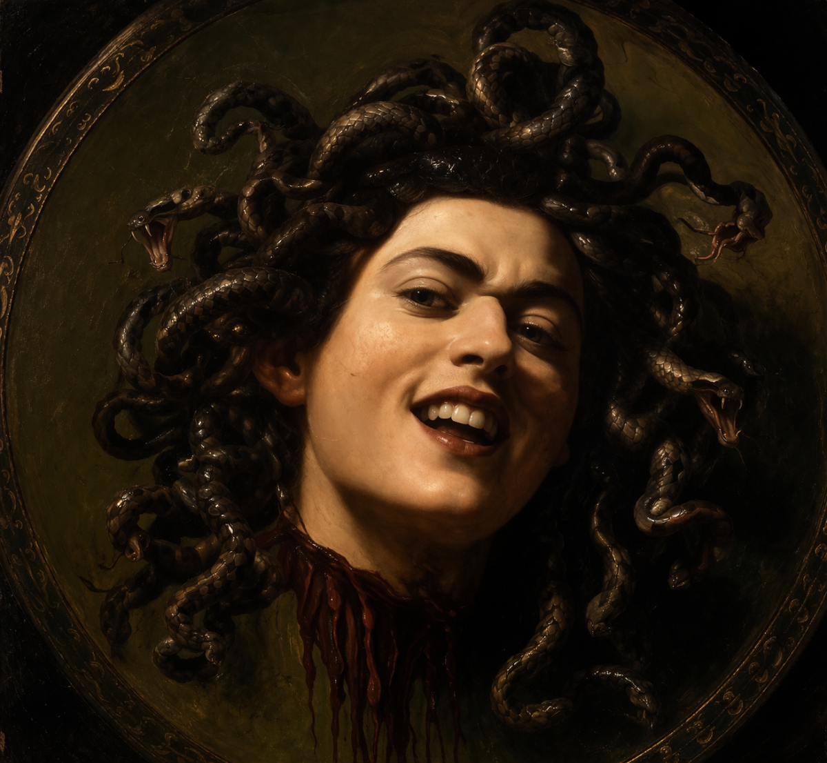 메두사. 챗GPT 생성 이미지