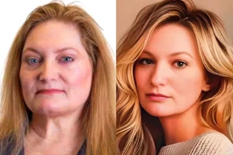 왼쪽은 라이히만의 공식 선거 후보 사진, 오른쪽은 유세용 홍보 사진. ABC미디어 홈페이지 캡처