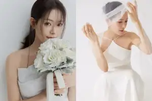 ‘중식 여신’ 박은영, 웨딩 화보 공개…눈부신 5월의 신부
