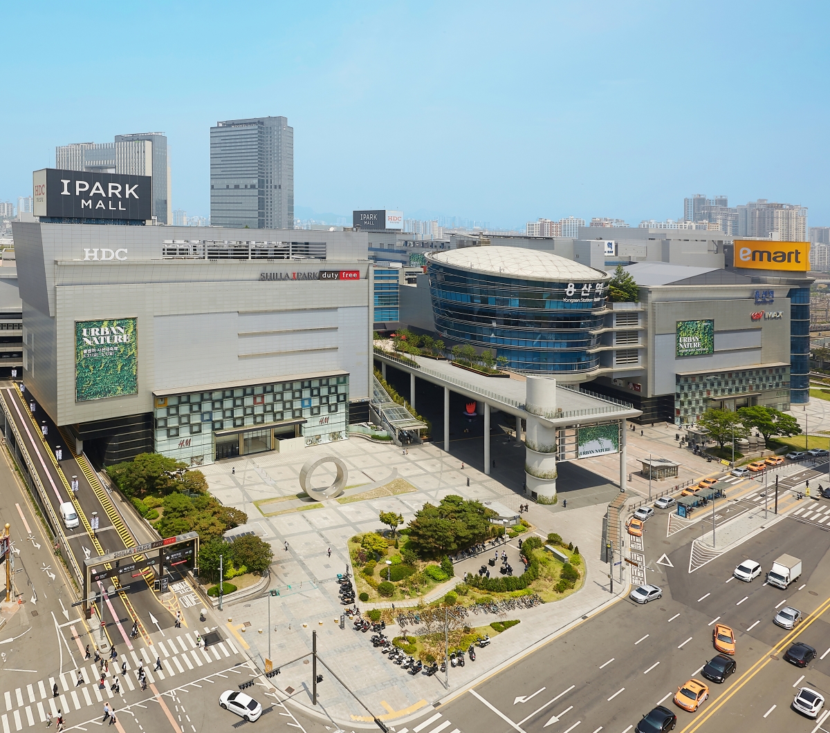 HDC현대산업개발 본사가 있는 용산 아이파크몰 전경. HDC현대산업개발 제공