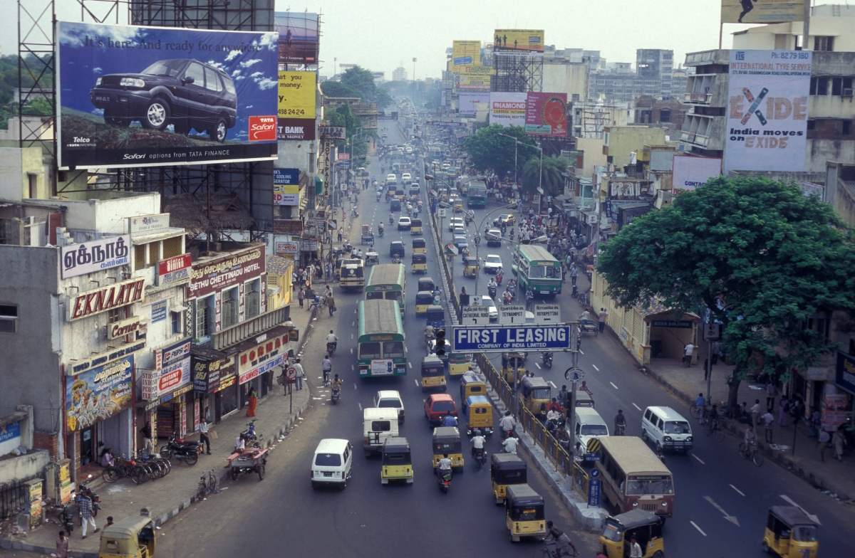 인도 타밀나두 도심 전경. 위 사진은 기사 본문과 직접적인 관련 없음. 123rf