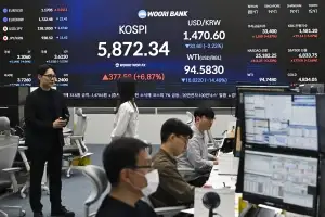 미국·이란 휴전에 코스피 상승 마감