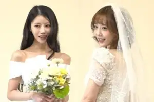 이미주·허영지, 결혼 준비 체험…웨딩드레스 자태에 ‘깜짝’