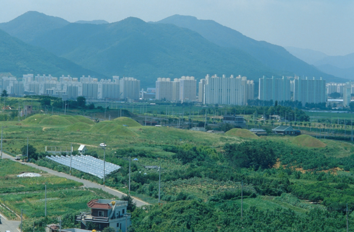 경상북도 경산 임당·조영 유적지는 경북 경산시 임당동·조영동·압량읍 일대에 있는 삼국시대 돌무지덧널무덤, 굴식돌방무덤 등이 발굴된 무덤군을 일컫는다. 최근 한국-독일 공동 연구팀이 여기서 발굴된 인골의 게놈 데이터를 분석한 결과 근친혼, 순장 세습 등 풍속이 확인됐다.  한국학중앙연구소/한국민족문화대백과사전 제공