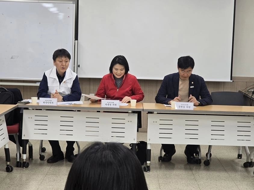 간담회에 참석한 박춘선 의원