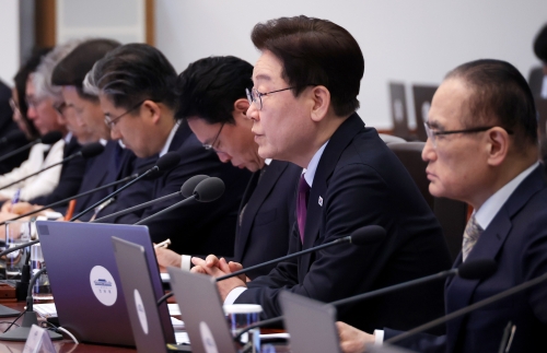 이재명 대통령이 9일 청와대에서 수석보좌관회의를 주재하고 있다. 2026.4.9 연합뉴스