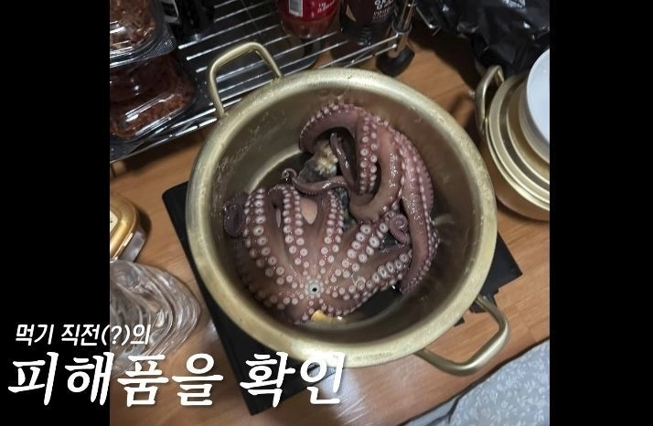 울산의 한 전통시장에서 심야에 문어와 해산물을 훔쳐 달아난 50대 남성이 경찰 수사 끝에 붙잡혀 구속 상태로 검찰에 넘겨졌다. 2026.4.8 경찰청 유튜브