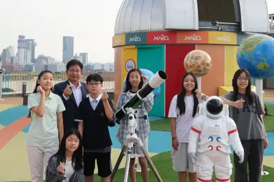 망원경으로 바라보는 태양… 마포 ‘별빛 스포츠 놀이터’