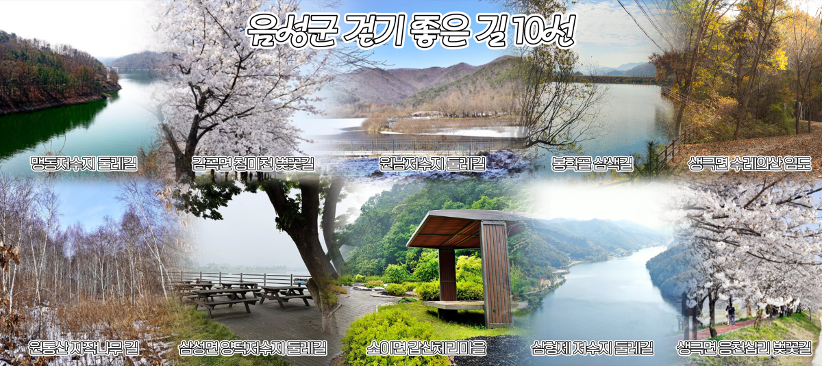 음성군 걷기 좋은 길 10선. 음성군 제공.