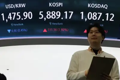 코스피, 외인 1조 순매수에 5850대 마감… 美·이란 협상 기대 반영