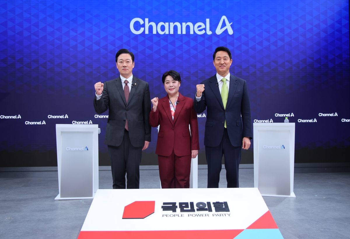 국민의힘 서울시장 후보 경선 2차 TV 토론 앞둔 박수민-윤희숙-오세훈