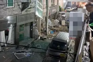청주 상가건물서 폭발… 피부 찢어지는 등 주민 10여명 부상