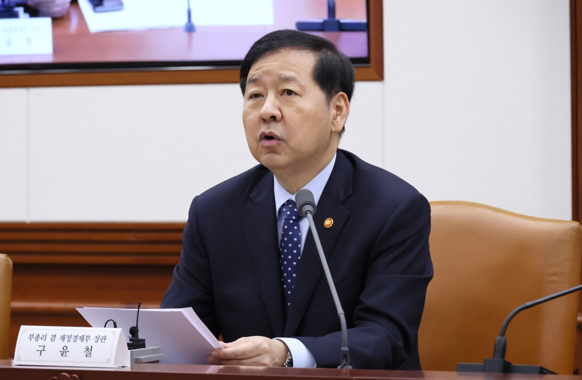 발언하는 구윤철 부총리