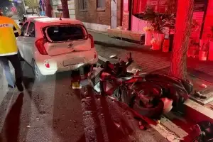 만취 오토바이 10대, 여학생 2명 태운 채 ‘쾅’… 1명 중상