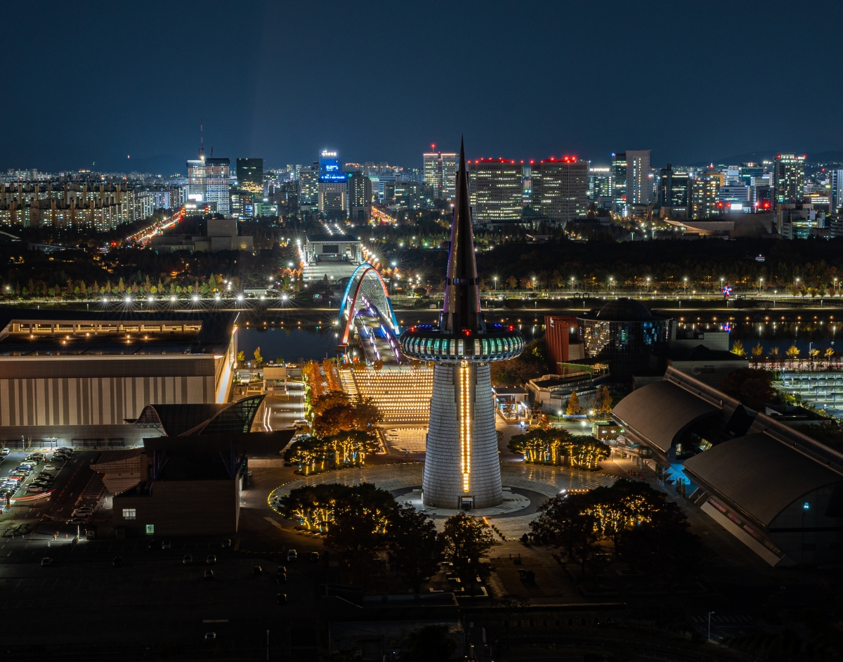 대전시 야경. 서울신문 DB