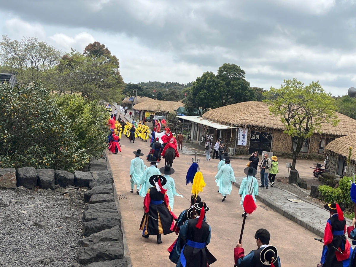 지난해 정의현감 행차재현 모습. 제주도 제공