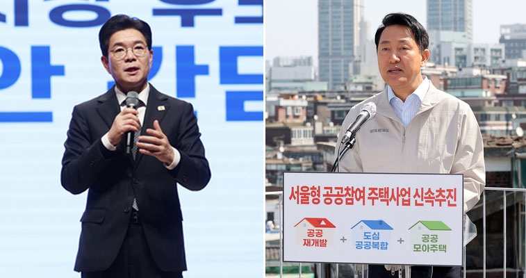 thumbnail - 국힘 서울시장 후보 오세훈<br>민주당 정원오와 맞붙는다