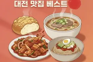 빵·칼국수·두부두루치기 ‘대전의 맛’ 3선